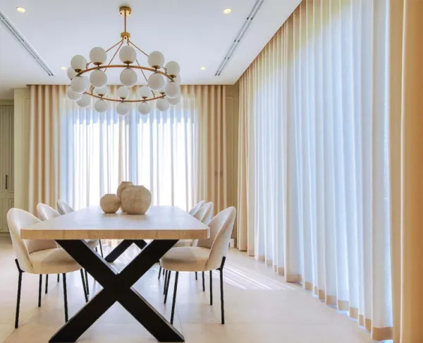 Wave Style Sheer Curtains